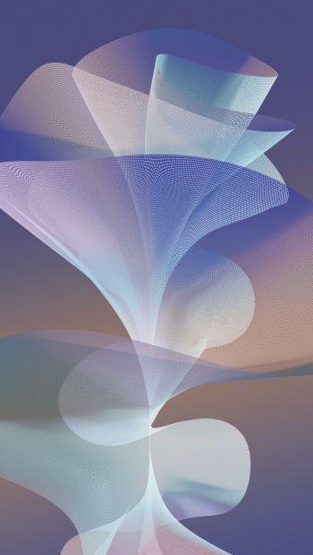 blue, digital image Wallpaper 640x1136