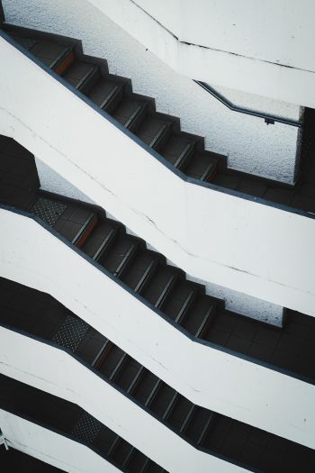 Обои 640x960 Тулуза, Франция, лестница