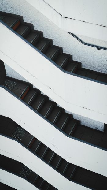 Обои 640x1136 Тулуза, Франция, лестница