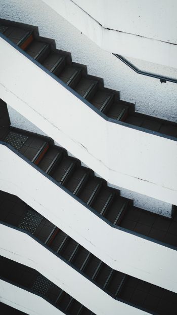 Обои 720x1280 Тулуза, Франция, лестница