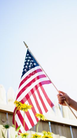 US Flag Wallpaper 640x1136