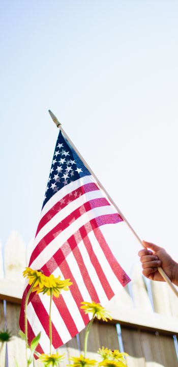US Flag Wallpaper 1080x2220