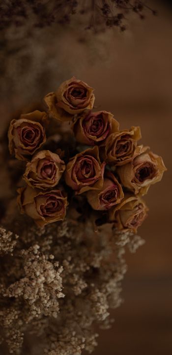 rose bouquet Wallpaper 1080x2220