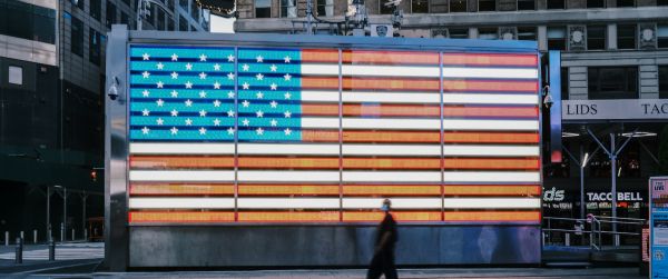 times square, New York, New York State, USA Wallpaper 3440x1440