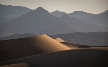 mountain peaks, desert Wallpaper 2560x1600