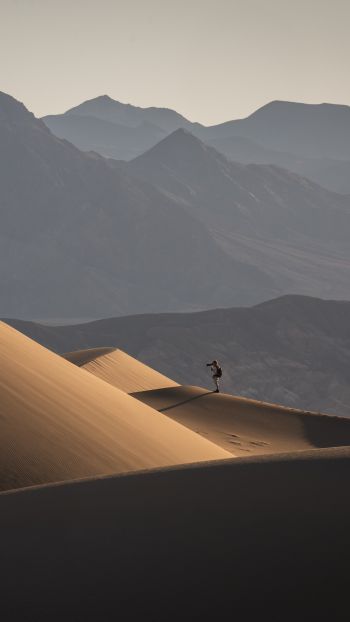 mountain peaks, desert Wallpaper 750x1334