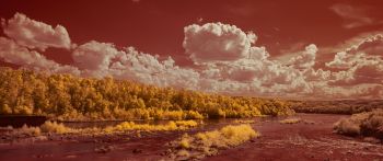 landscape, cumulus Wallpaper 2560x1080