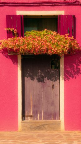 Burano, Venice, metropolitan city of venice, Italy Wallpaper 1080x1920