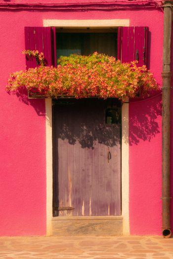 Burano, Venice, metropolitan city of venice, Italy Wallpaper 640x960