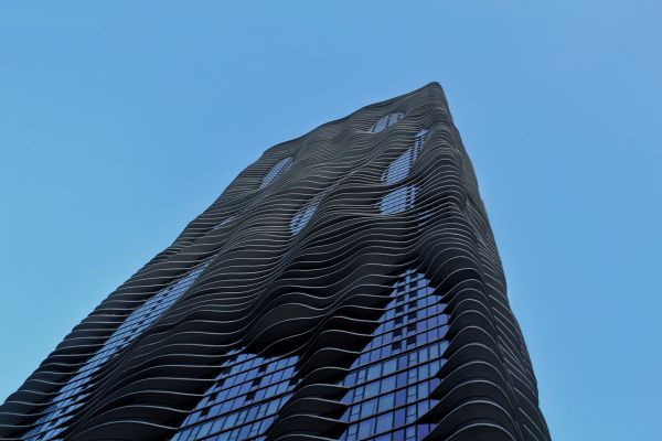 Wavy building, Chicago, Illinois, USA Wallpaper 5184x3456