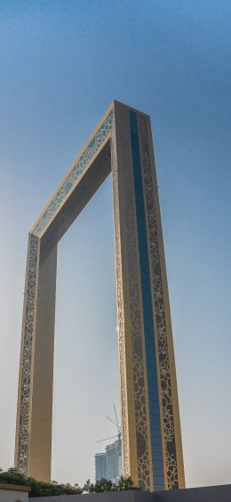 Dubai Frame, Dubai, United Arab Emirates Wallpaper 1080x2340