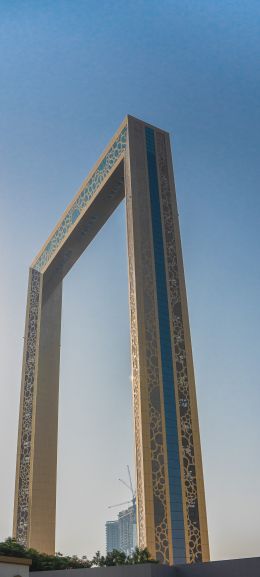 Dubai Frame, Dubai, United Arab Emirates Wallpaper 1440x3200