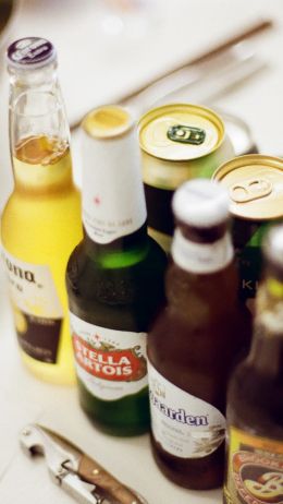 bottles of beer Wallpaper 1080x1920