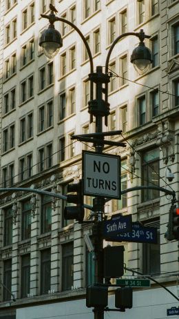 USA, street, traffic light Wallpaper 1080x1920