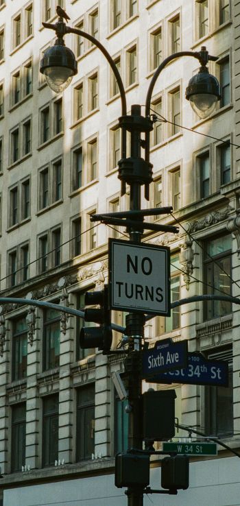 USA, street, traffic light Wallpaper 720x1520