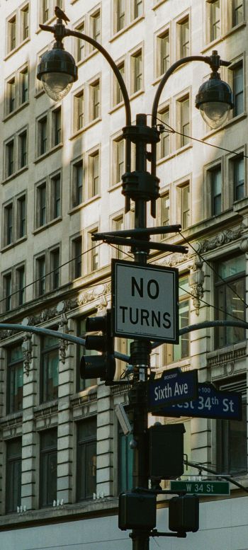 USA, street, traffic light Wallpaper 720x1600