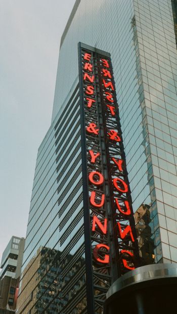 Обои 640x1136 Таймс-сквер, Манхэттен, Нью-Йорк, США