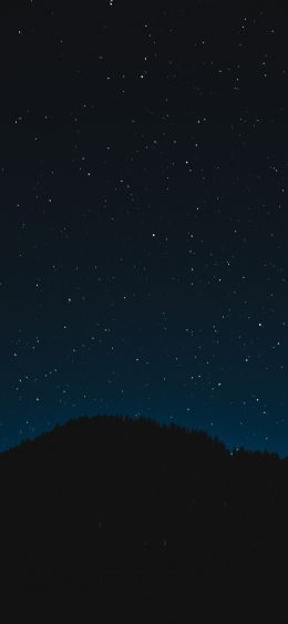 starry sky, night, black Wallpaper 1080x2340