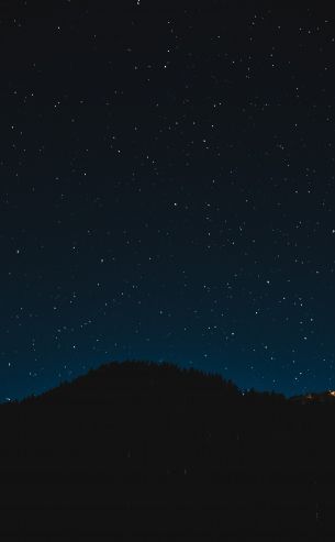 starry sky, night, black Wallpaper 3030x4903