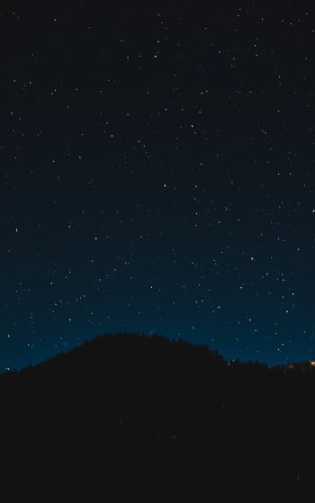 starry sky, night, black Wallpaper 1752x2800