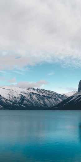 Minnevanka, lake, Canada Wallpaper 720x1440