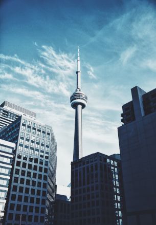 Toronto, Canada, tower Wallpaper 1640x2360