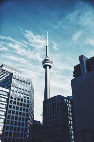 Toronto, Canada, tower Wallpaper 3840x5760