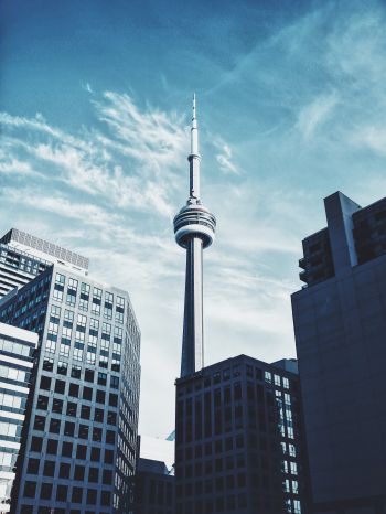 Toronto, Canada, tower Wallpaper 1668x2224