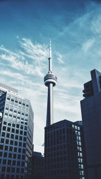Toronto, Canada, tower Wallpaper 640x1136