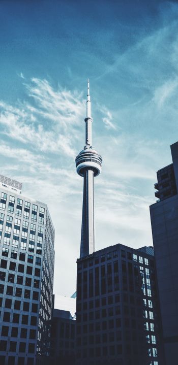 Toronto, Canada, tower Wallpaper 1440x2960