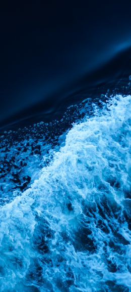 sea, blue, sea foam Wallpaper 1080x2400