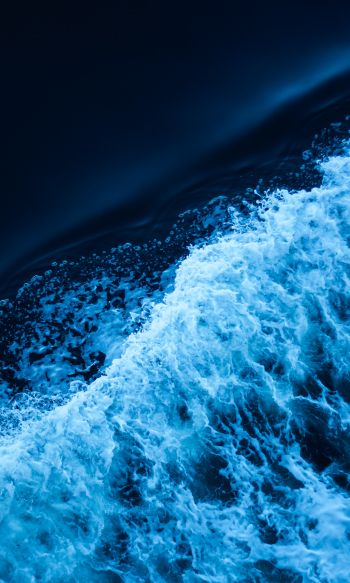 sea, blue, sea foam Wallpaper 1200x2000