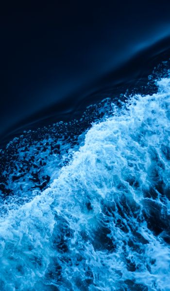 sea, blue, sea foam Wallpaper 600x1024