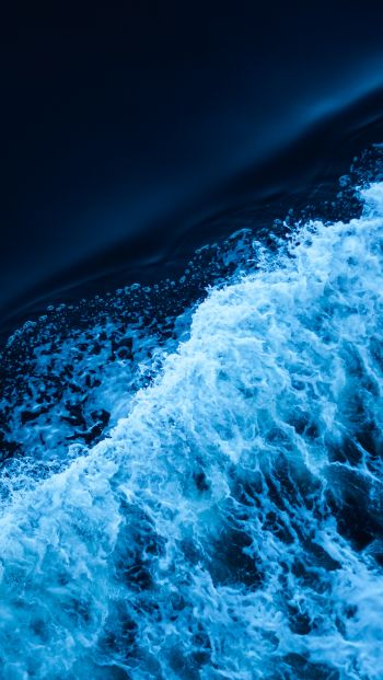 sea, blue, sea foam Wallpaper 640x1136