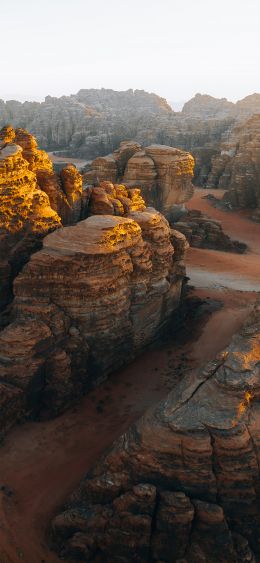 Hisma, desert, landscape Wallpaper 1080x2340