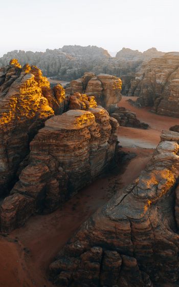 Hisma, desert, landscape Wallpaper 800x1280