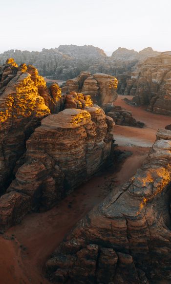 Hisma, desert, landscape Wallpaper 1200x2000