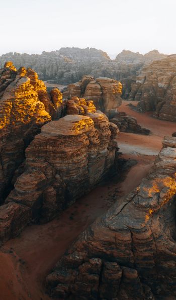 Hisma, desert, landscape Wallpaper 600x1024