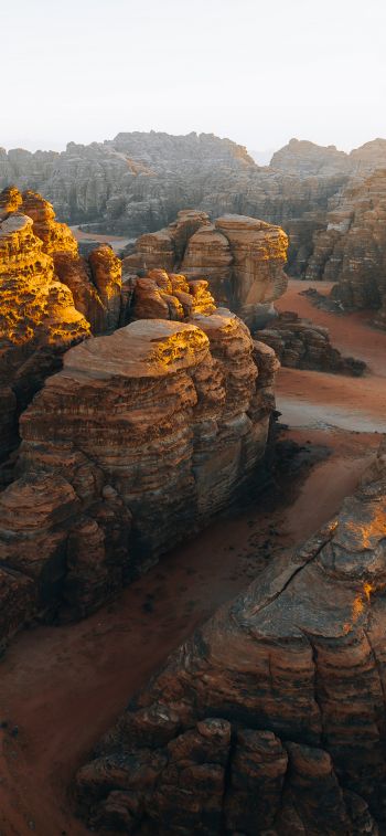 Hisma, desert, landscape Wallpaper 1170x2532