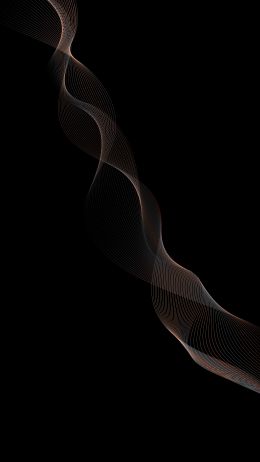 black background, spiral, dark Wallpaper 2160x3840