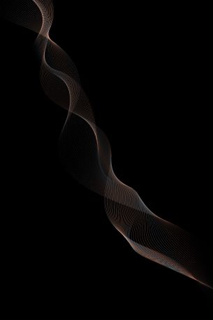 black background, spiral, dark Wallpaper 640x960