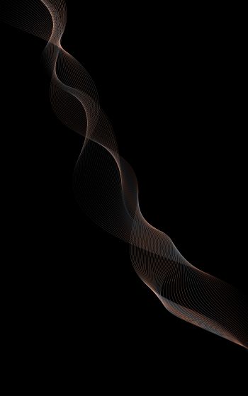 black background, spiral, dark Wallpaper 1752x2800