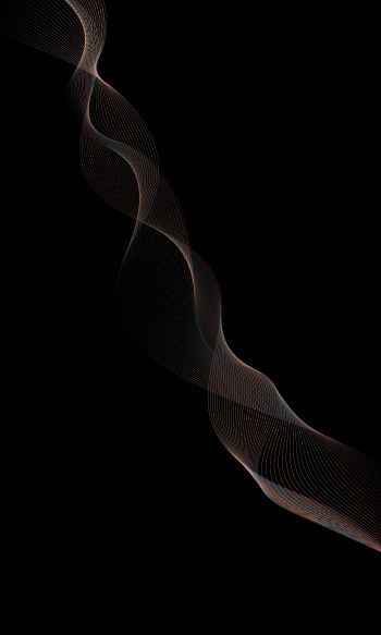 black background, spiral, dark Wallpaper 1200x2000
