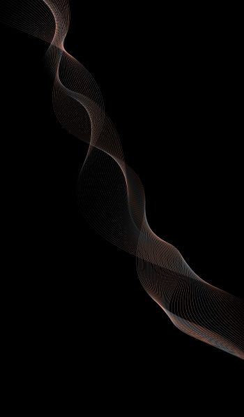 black background, spiral, dark Wallpaper 600x1024