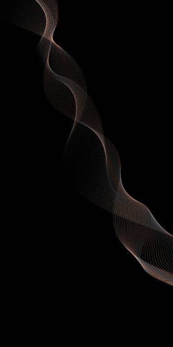 black background, spiral, dark Wallpaper 720x1440