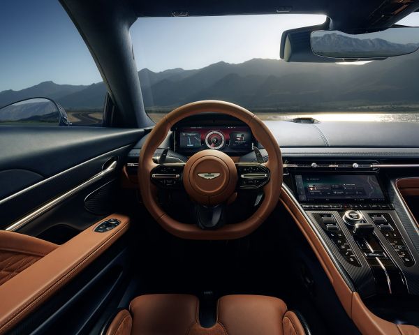 Bentley, leather interior, steering wheel Wallpaper 1280x1024