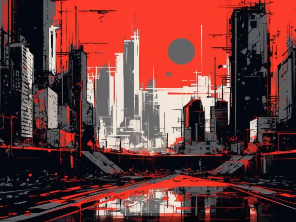 urban landscape, red Wallpaper 800x600