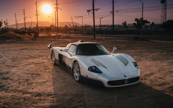 Maserati MC12, sports car, sunset Wallpaper 2560x1600