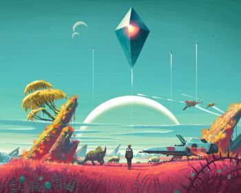 Обои 1280x1024 No Man's Sky, фантистика