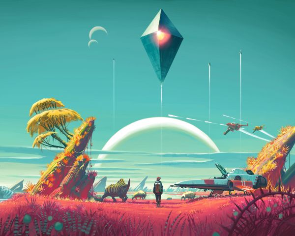 No Man's Sky, fantasy fiction Wallpaper 1280x1024